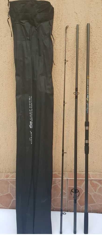 Lanseta 3,9 metri WIND BLADE Fino CARP EB-1 din 3 bucati 3,75LBS 50mm