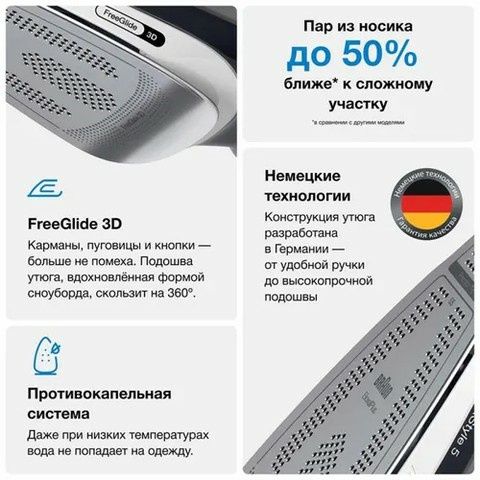 Утюг Braun SI 5188 Bk глобальный  версия
