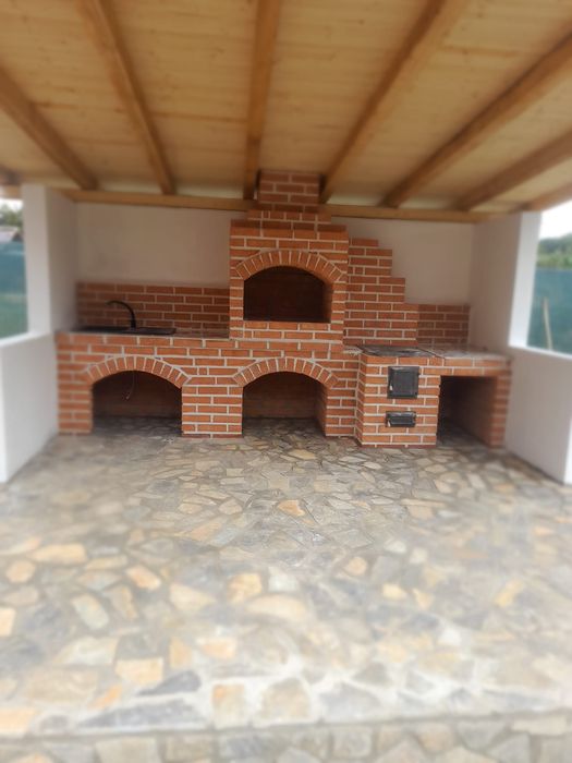 Grătar din cărămidă aparentă