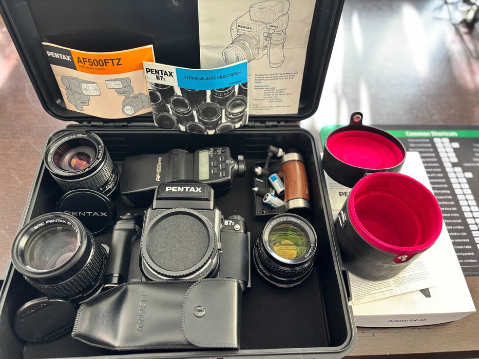 Set complet Pentax 67II – Analog Medium Format Camera Kit