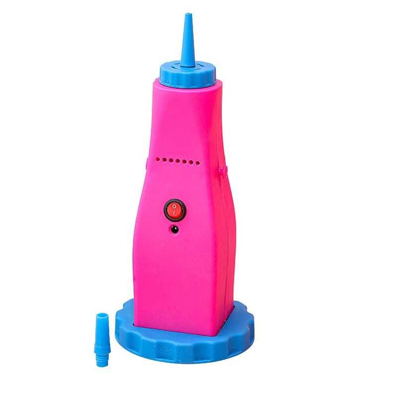 Pompa electrica portabila pentru umflat baloane Lungi de modelaj, roz