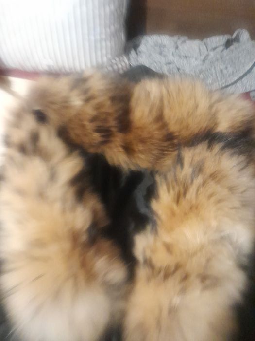 Дамско  пухено палто