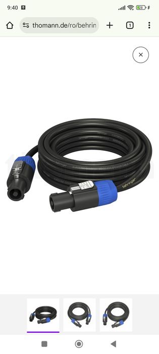 Cabluri speakon-speakon 5m profesionale