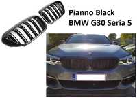 Grile Duble Centrale BMW G30 Seria 5 2017-2020 Negru lucios Pianno BLK