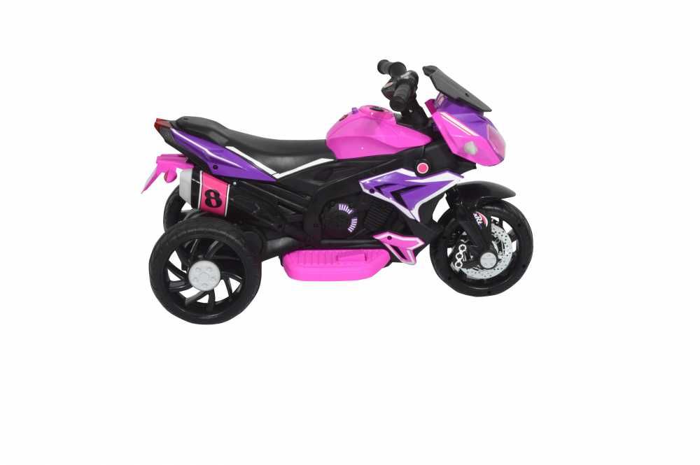 Motocicleta electrica copii Nichiduta Champ Pink 6V 35W cu sunete