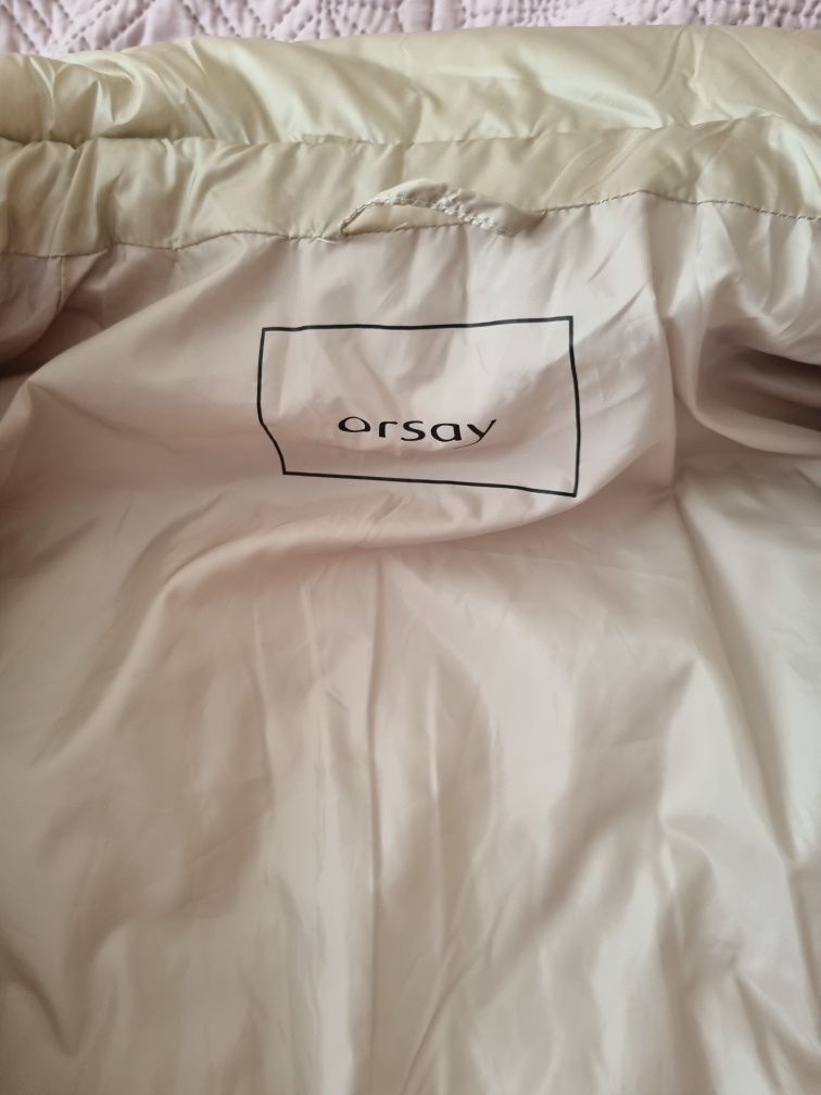 Дамско яке Orsay леко ватирано, светлобежово на цвят