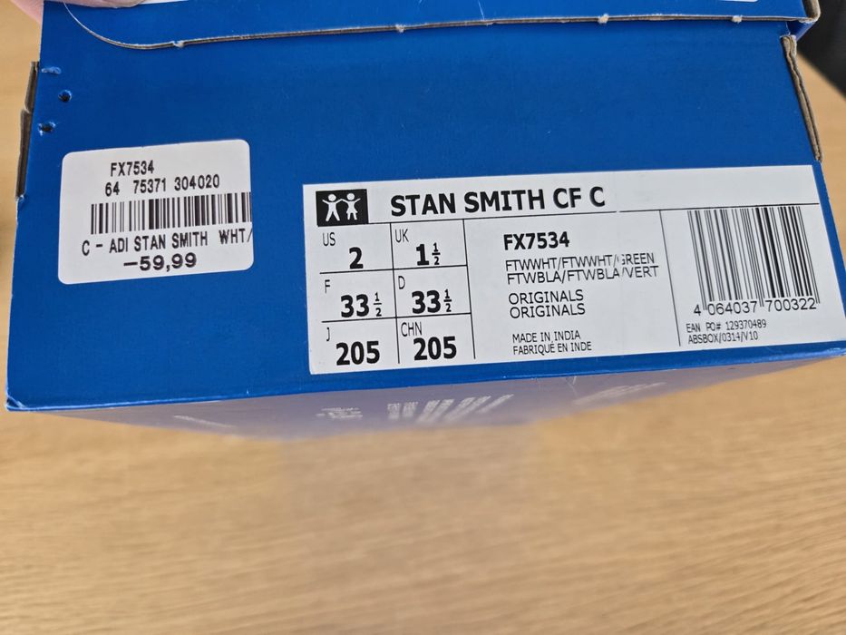 Adidas stan smith, marimea 33,5