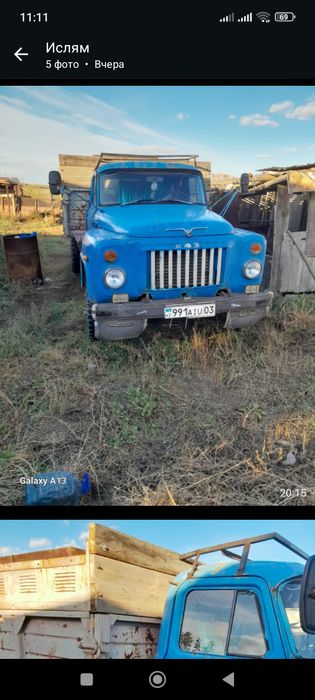 Газ 53 самосвал на ходу