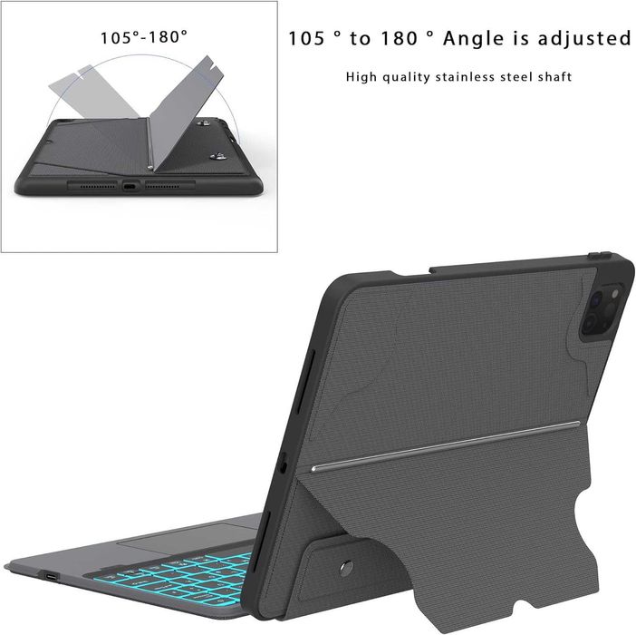 Husa cu tastatura cu touch   iPad Air 5 4 10.9" iPad Pro 11 4 3 2 1st