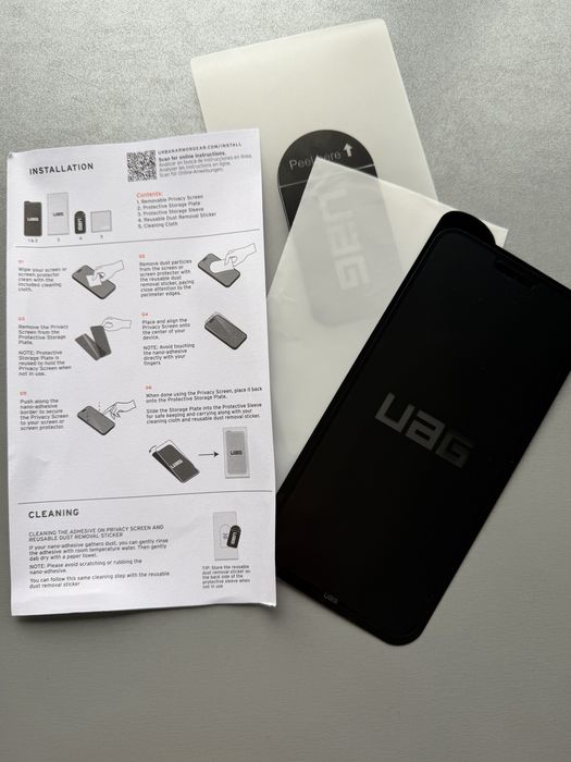 Huasa UAG si folie sticla refolosibila UAG