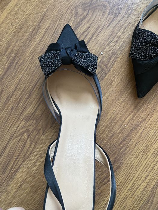 дамски черни токчета