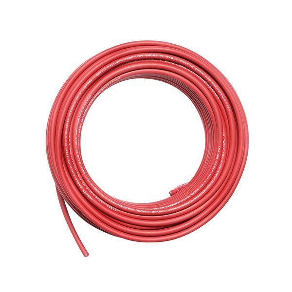 Кабел за соларен панел 4мм x 30м червен 1.5kv, h1z2z2-k breckner germa