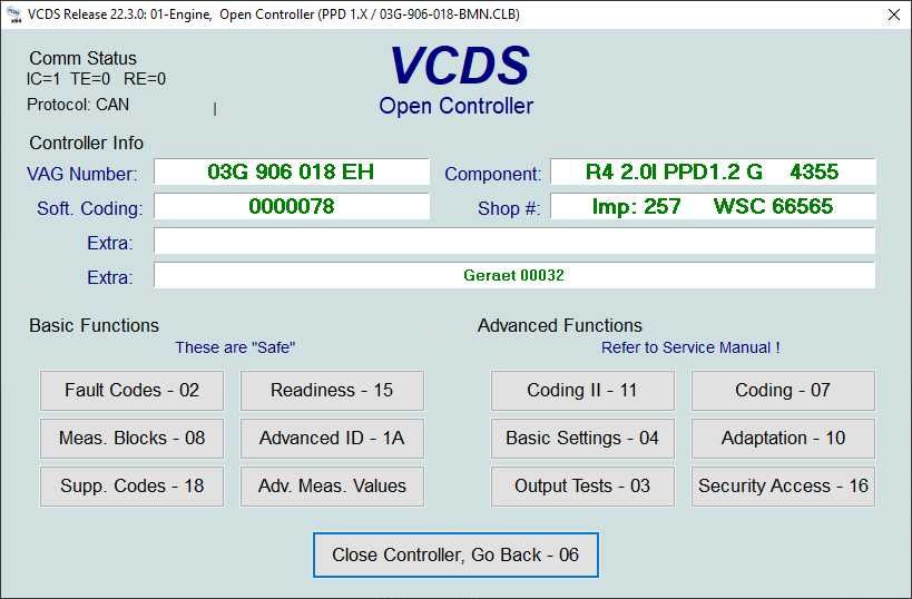 Tester auto VCDS Romana-Engleza VW AUDI SKODA SEAT 25.3
