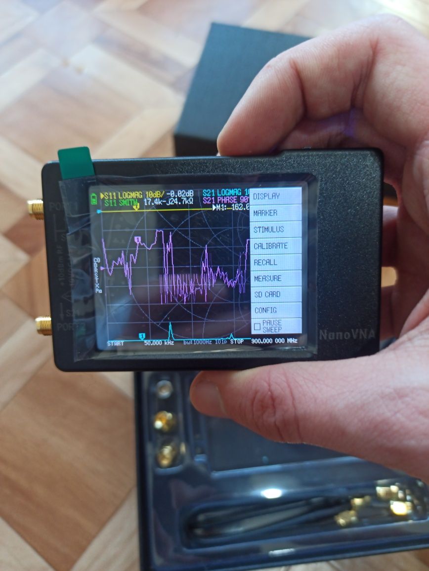 Векторен мрежов анализатор 10khz-1.5Ghz nanoVna