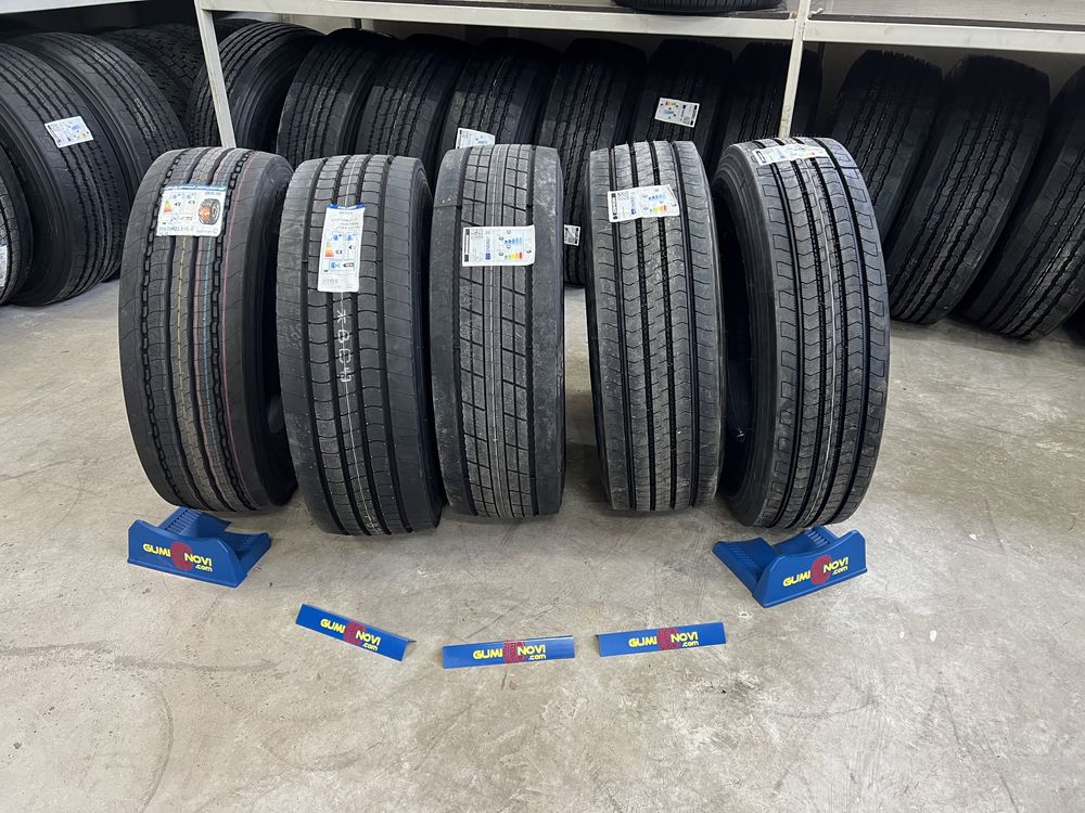 Нови гуми за влекач 315/70r22.5 - диференциални и предни гуми