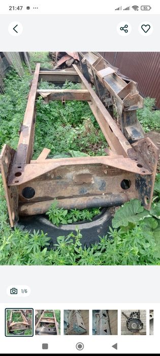 Поперечина рамы КамАЗ под фаркоп.