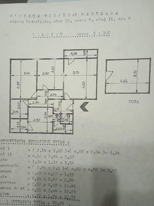 Vand apartament 3 camere