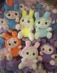 Плюшена играчка Лабубу различни цветове, Labubu 25см