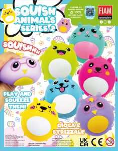 Капсули с играчки 55мм - 'SQUISH ANIMALS SERIES 2' - 85ст.