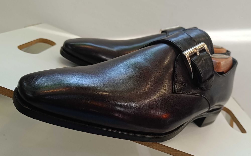 Pantofi de lux 40 42 43 44 46 46 47 monk GREVE NOI lucrati manual piel