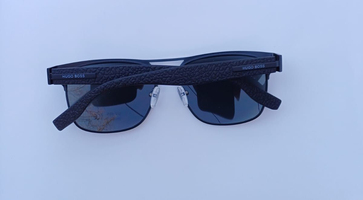 Ochelari de soare Hugo boss negru metal