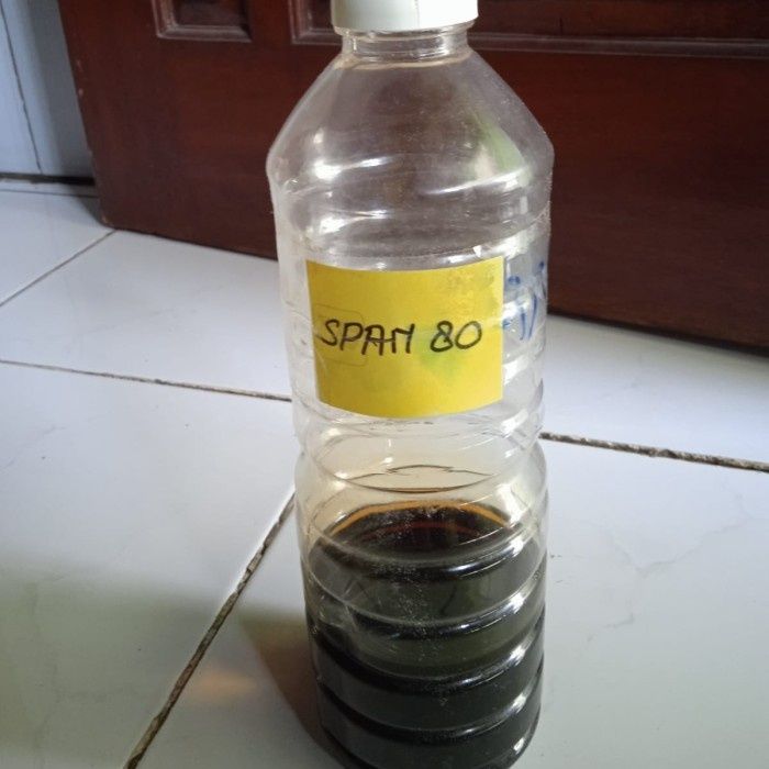 Span 80 (Sorbitan Oleate) - Koʻp Maqsadli Emulgator