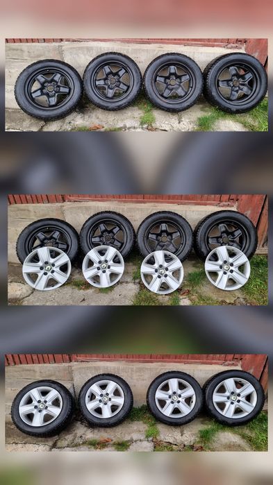 Vând jante + cauciucuri iarnă 205/55/R16