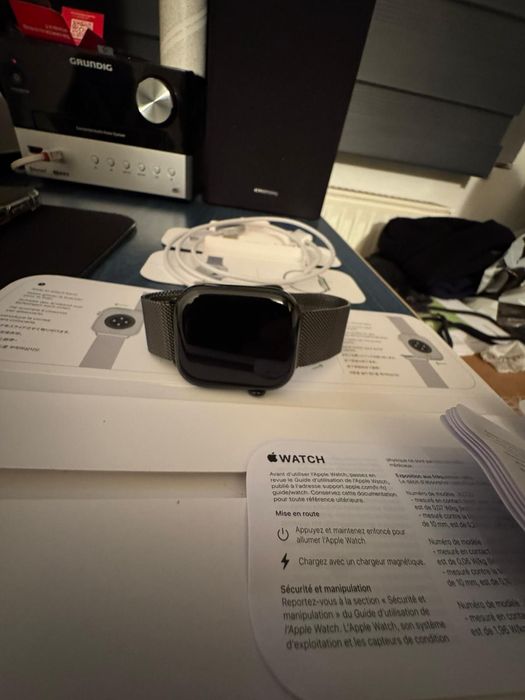 Apple Watch Series 10,GPS,Cellular, Carcasa Slate Titanium 46mm,Slate