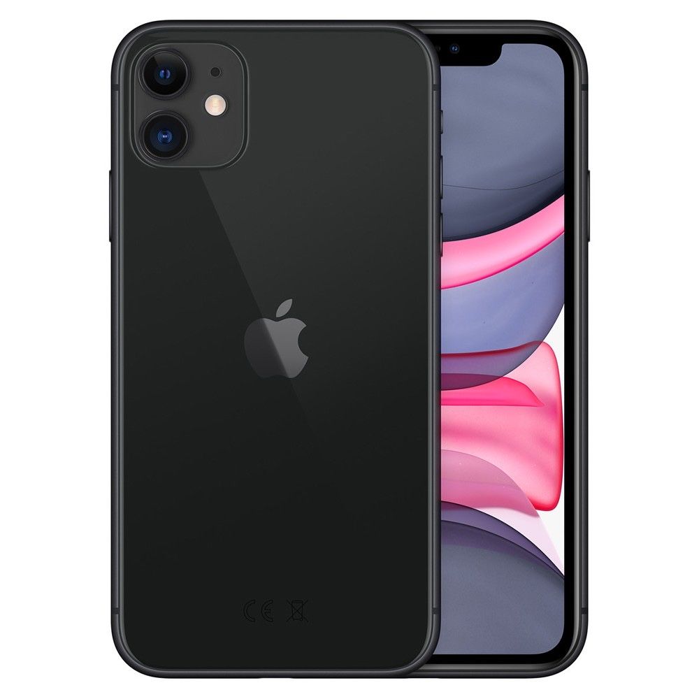 Чисто нов•IPhone 11 64GB *лизинг от 32лв Black Айфон 11 черен