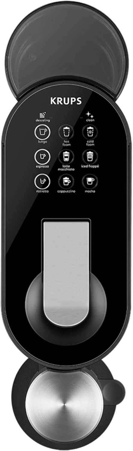 Кафемашина с капсули Krups XN8908 Nespresso Atelier,Разпенване на мляк