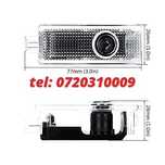 Set 2buc Proiector Lampa Lumini Usi Holograma Bmw Logo Clasic Led