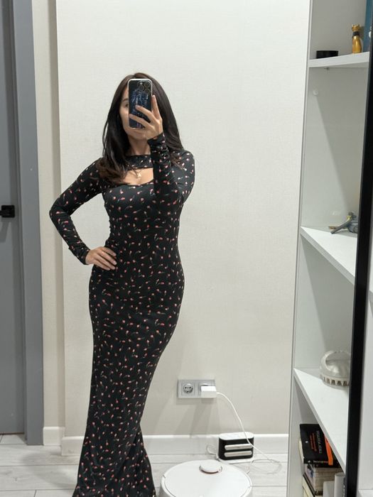 Платье в пол 42-44 турецкое