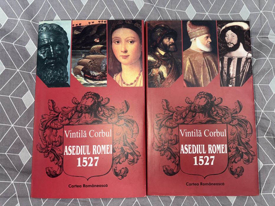Vintila corbul-Asediul Romei (vol.1 si 2) semnate de catre autor!