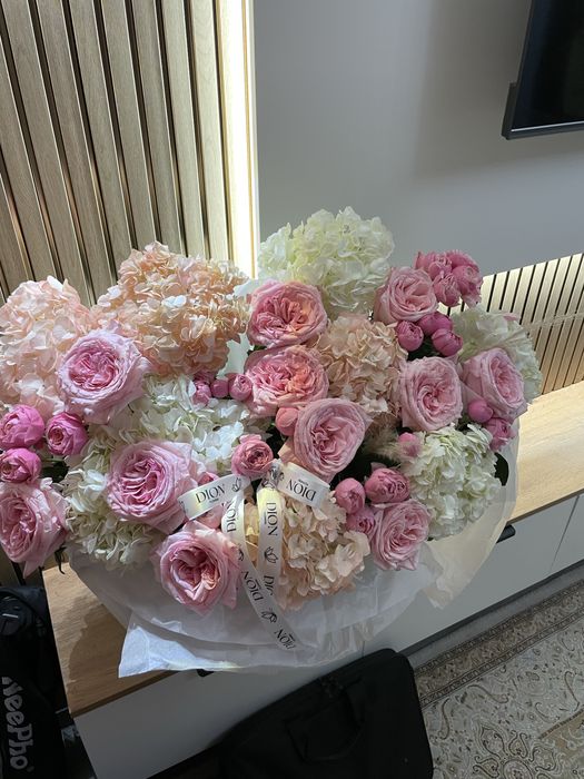 Цветы только что полученные