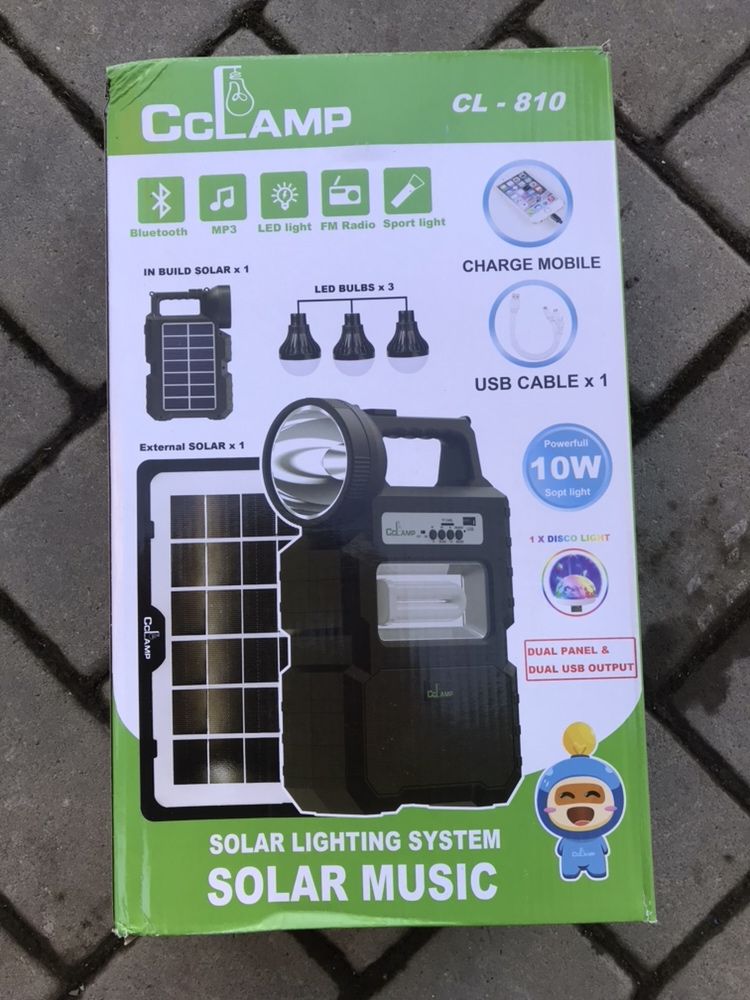 Kit-Sistem Solar 3-4 becuri + Incarcator Telefon Universal