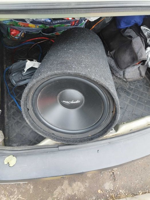 Subwoofer / Tub de bass Mac Audio + statie 500 Wati
