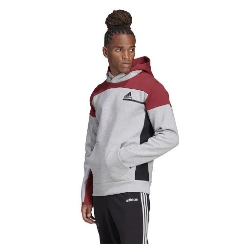 Adidas Z.N.E FZ GREY/LEGRED мъжки суичър