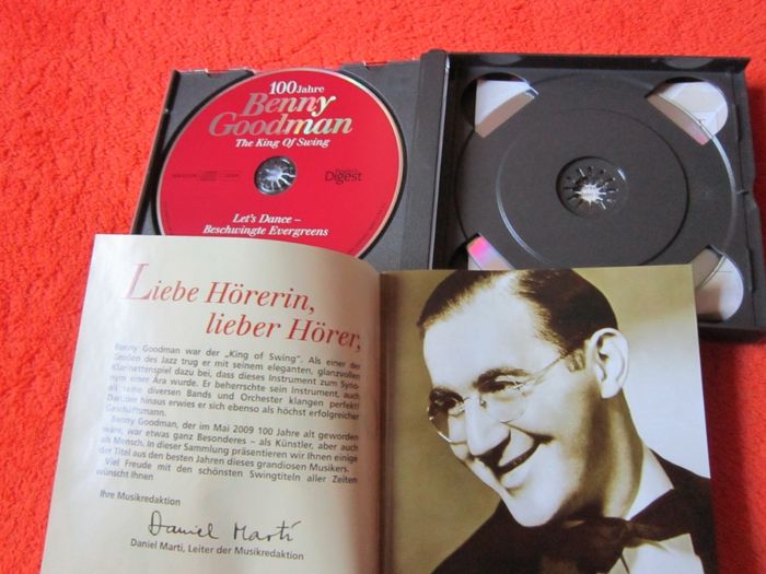 CDx3 Benny Goodman -100 Jahre -The King of Swing -jazz-un cadou inedit