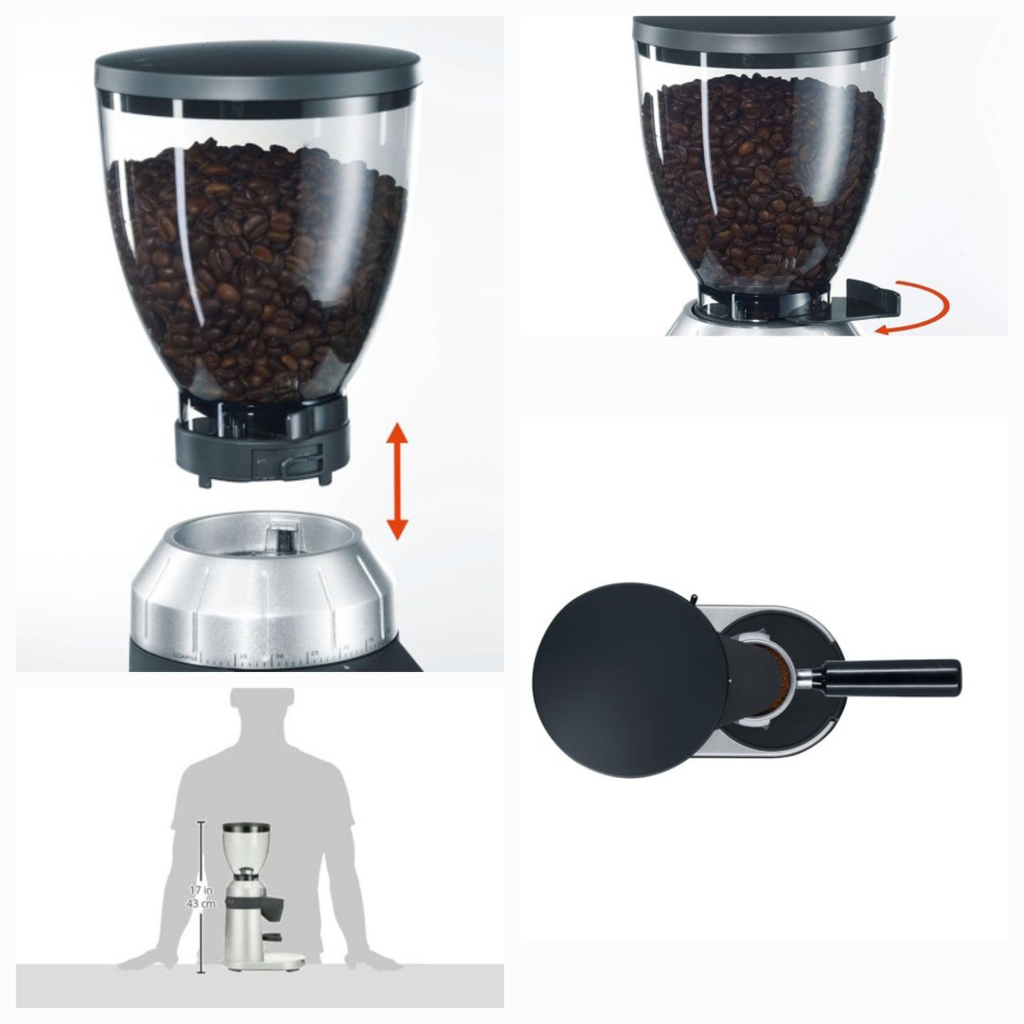 Кафемелачка автоматична, Graef CM800EU, 128W,350g,цвят сребрист