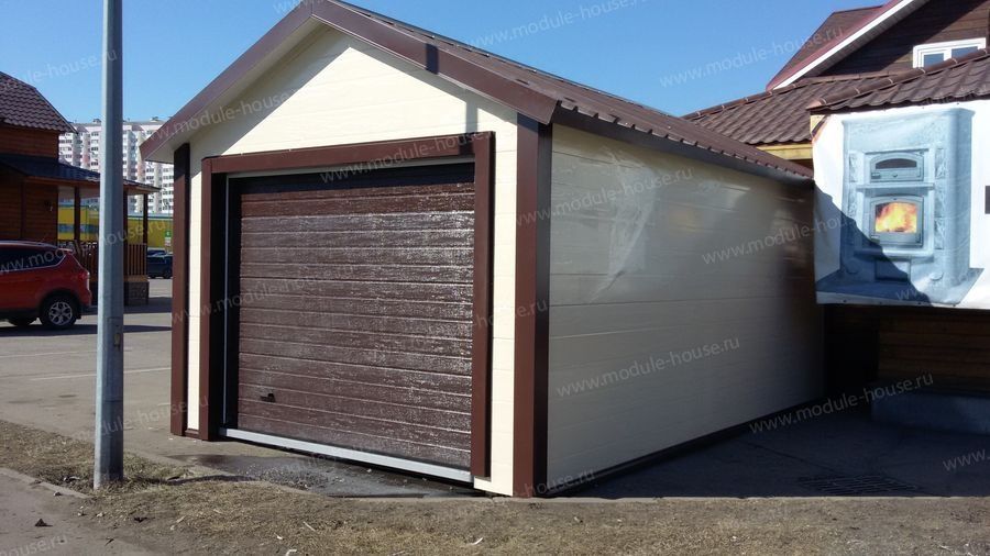 Vand garaje pe structură metalică rezistentă 7 x 6