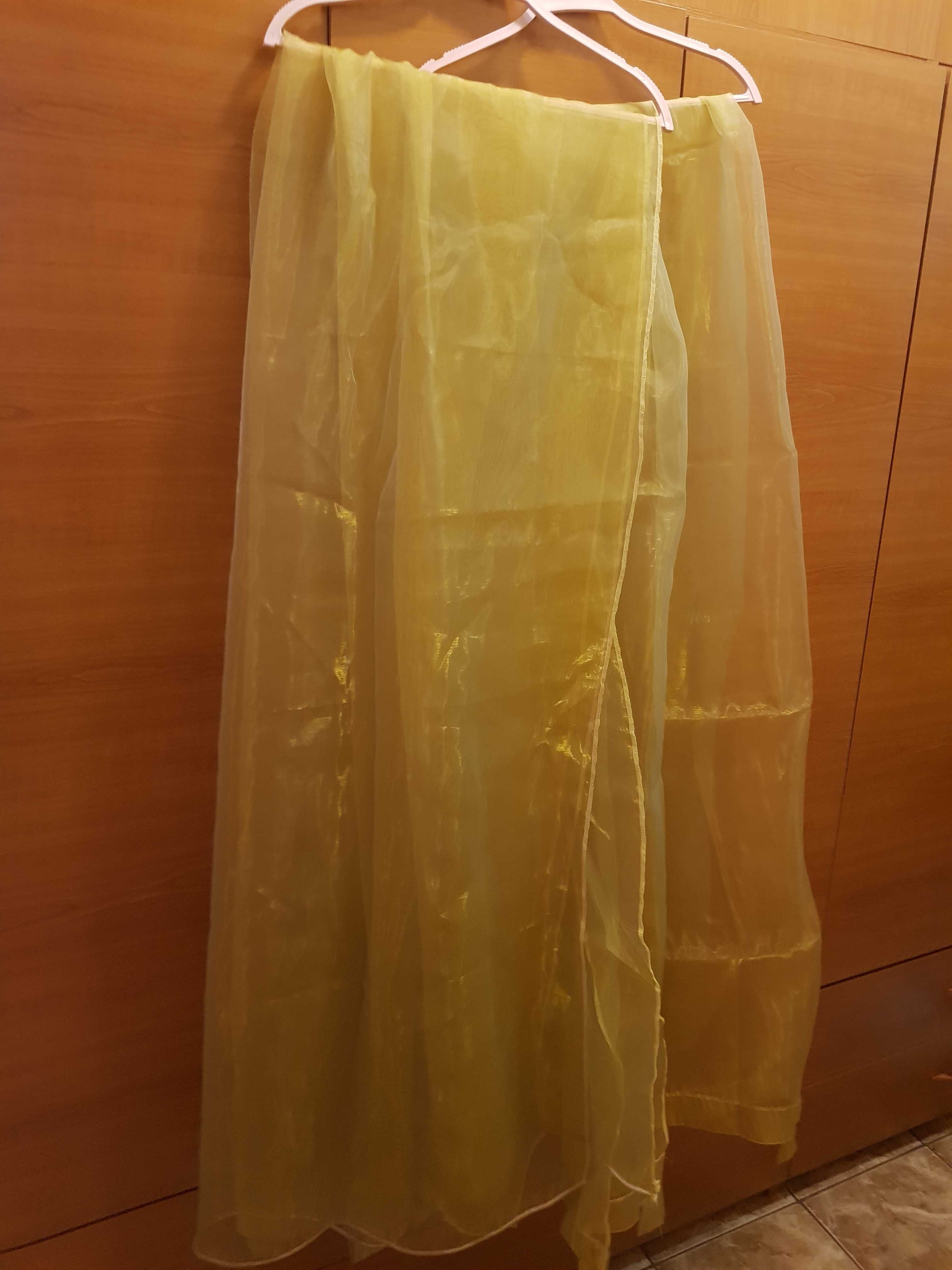 2 perdele organza sidef, 125/255 cm