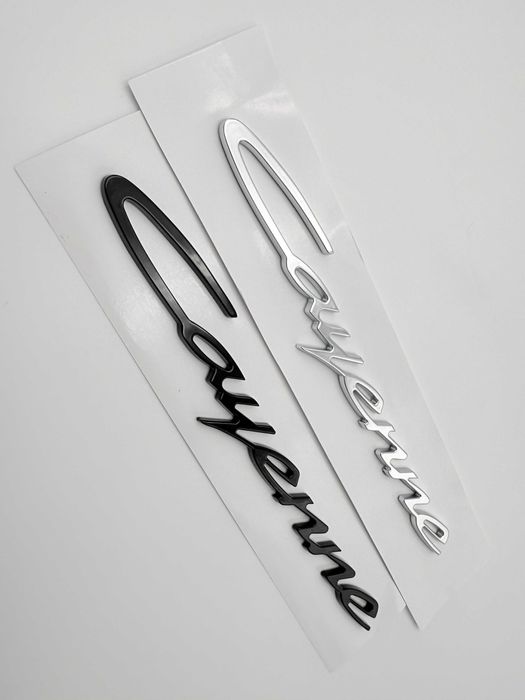 Emblema Compatibila PORSCHE Cayenne 2023 facelift crom spate