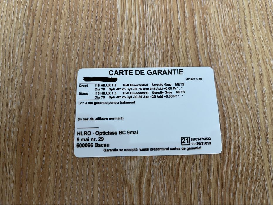 Ochelari vedere Emporio Armani