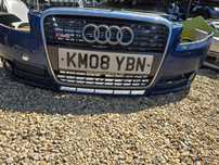 Bara/Spoilar Audi a4 b7 cu grila S-line senzori si spalator far.