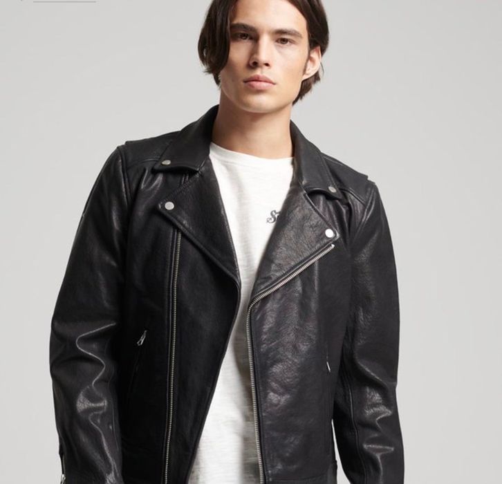 jacheta de piele superdry