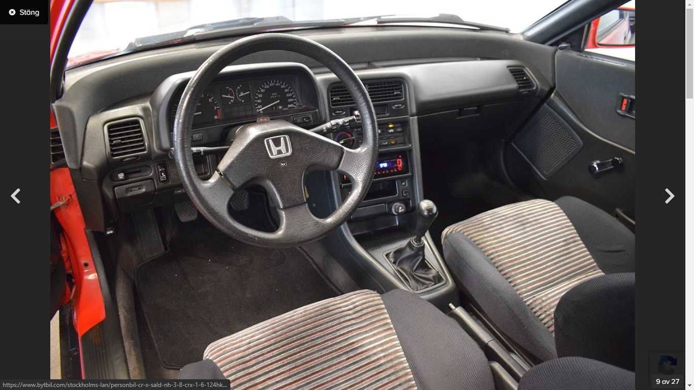 Honda Civic SI CRX 1989