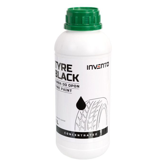 Vopsea anvelope black tyre 1l invento