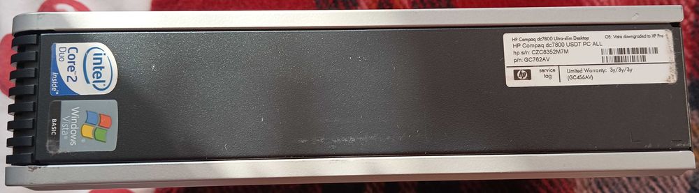 HP Compaq dc7800 Ultra - slim Desktop + подарък клавиатура и мишка.