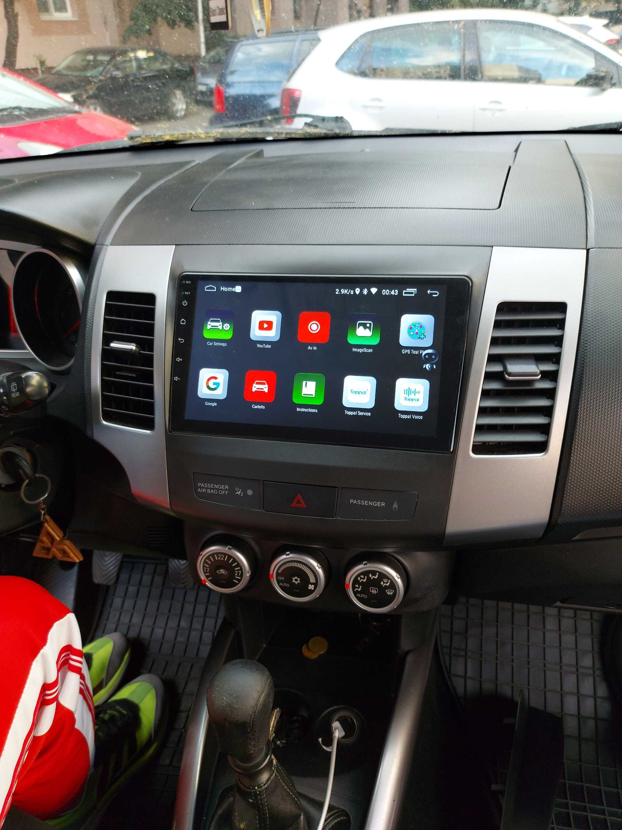 Navigatie Android Mitsubishi Outlander WiFi Internet Waze YouTube