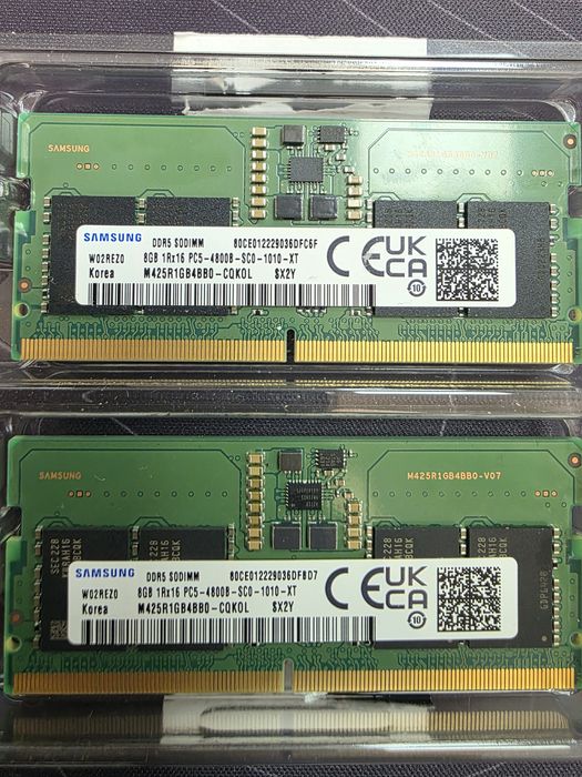 ОЗУ Samsung DDR5 SO-DIMM 16GB (2×8GB)